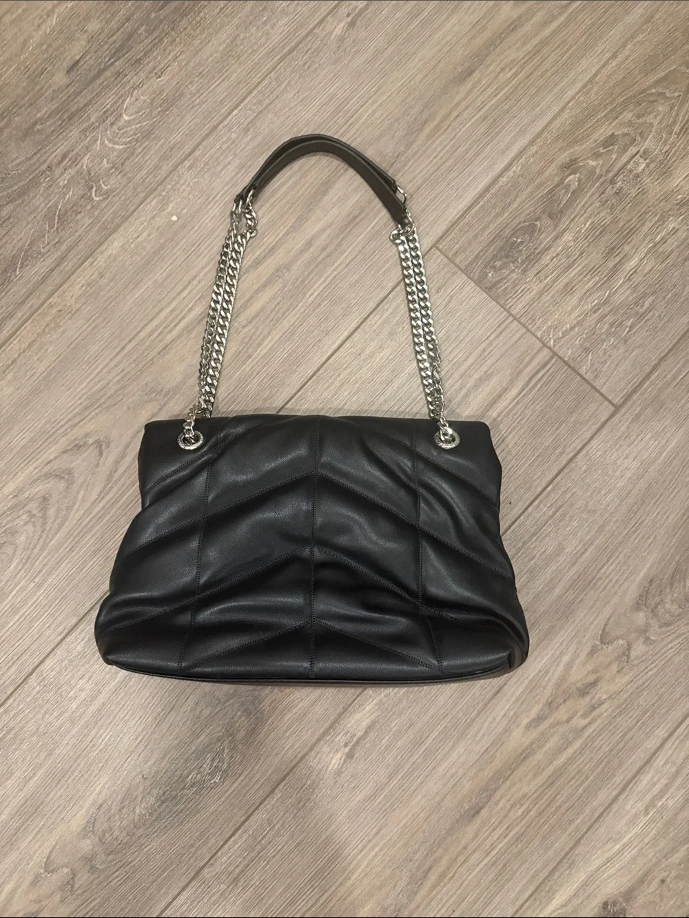 Mint Condition Puffer Quilted Chain-Handle Shoulder Bag